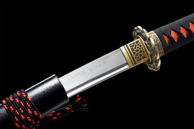 Damaskus Wakizashi