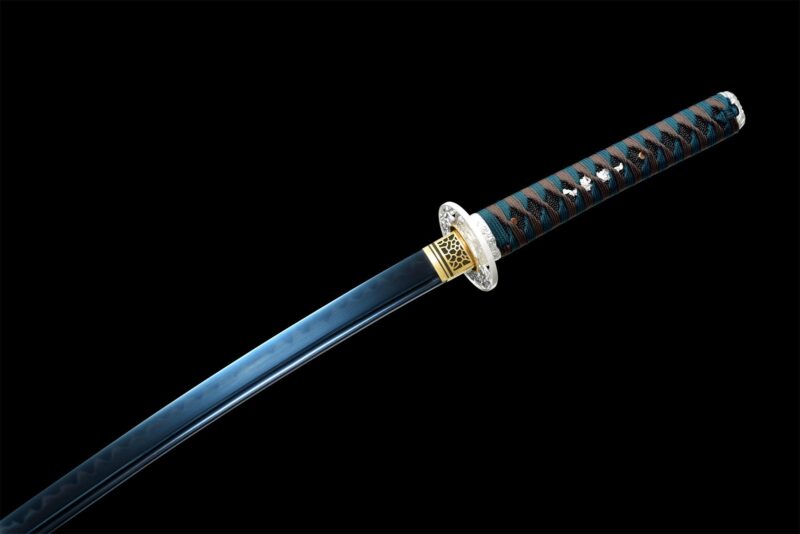 Aokiba Katana Schwert (青牙) – Blauer Fangzahn