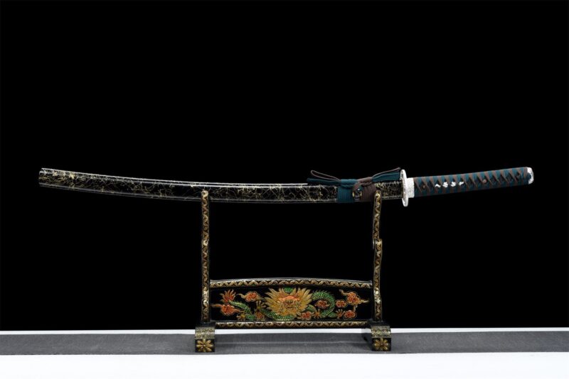 Aokiba Katana Schwert (青牙) – Blauer Fangzahn