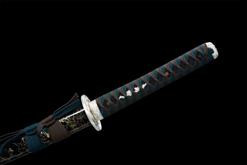 Aokiba Katana Schwert (青牙) – Blauer Fangzahn