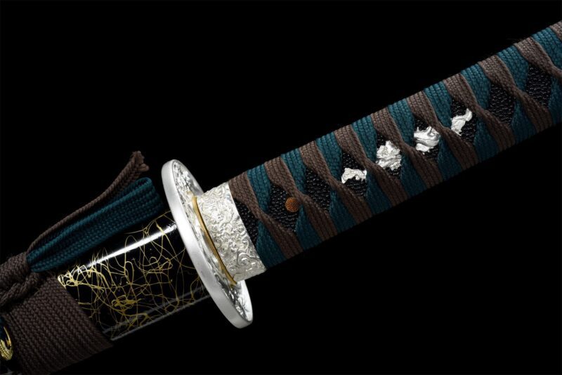 Aokiba Katana Schwert (青牙) – Blauer Fangzahn