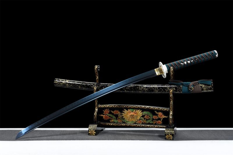 Aokiba Katana Schwert (青牙) – Blauer Fangzahn