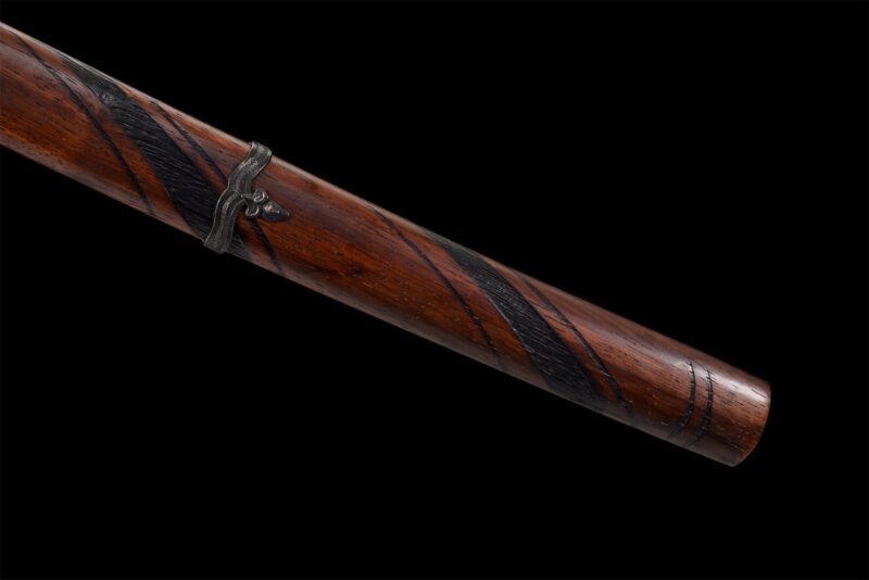 Damaskus Katana Schwert Mit Echtem Hamon