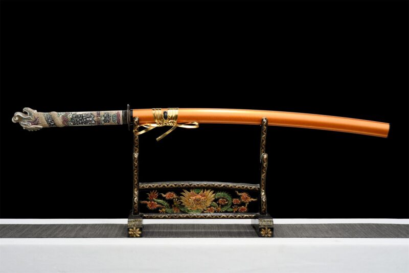 Drachenkopf Katana Schwert