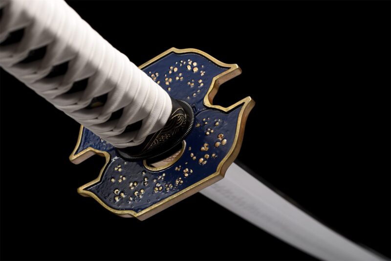 Schwarz-weißes Katana Schwert