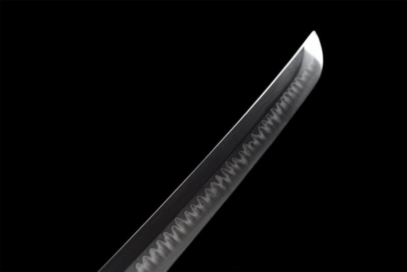 Schwarz-weißes Katana Schwert