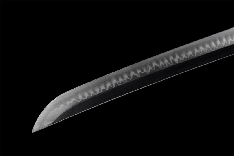 Schwarz-weißes Katana Schwert