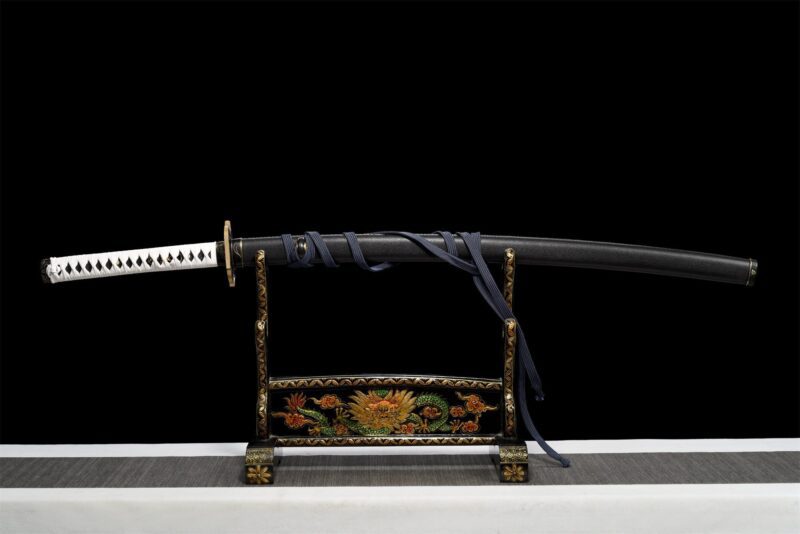 Schwarz-weißes Katana Schwert