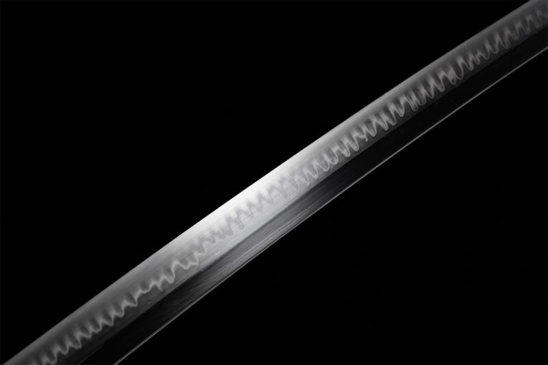 Schwarz-weißes Katana Schwert