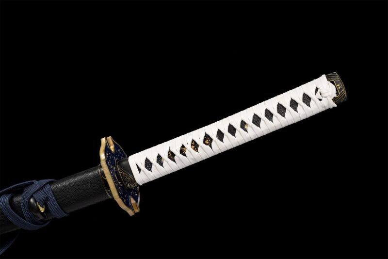 Schwarz-weißes Katana Schwert
