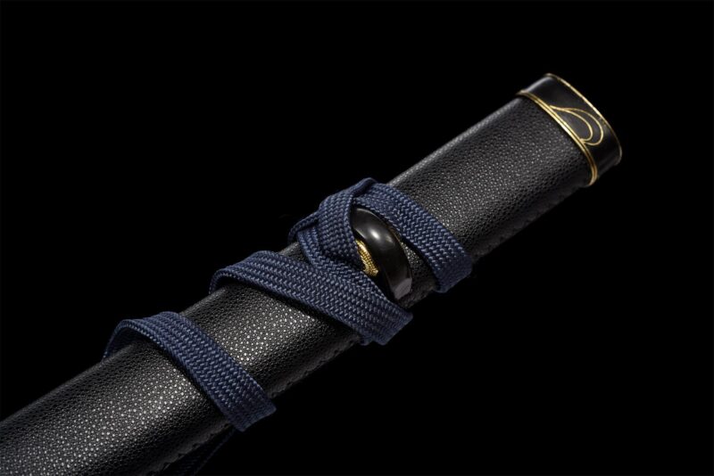 Schwarz-weißes Katana Schwert