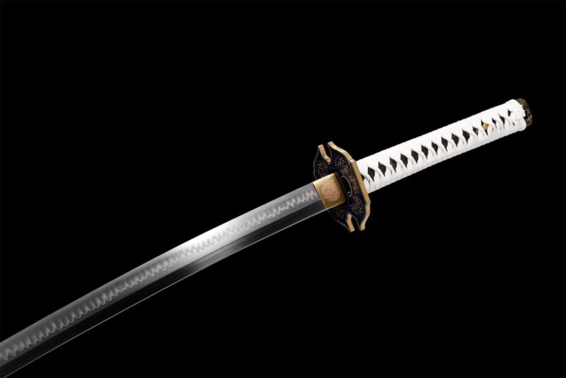 Schwarz-weißes Katana Schwert