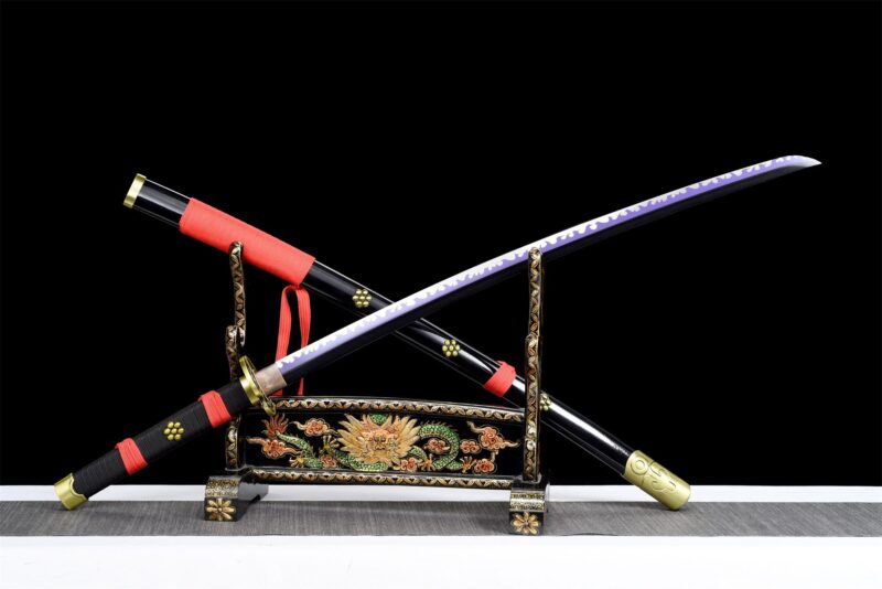 Schwarzes Enma Katana Schwert