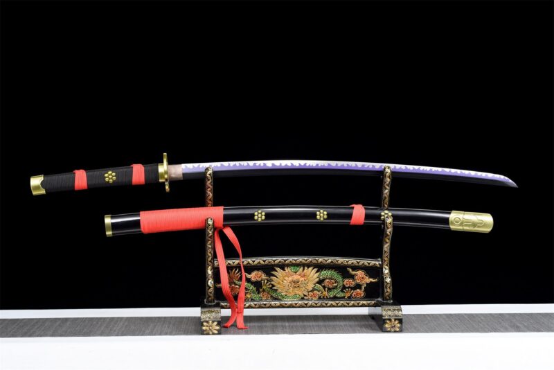 Schwarzes Enma Katana Schwert