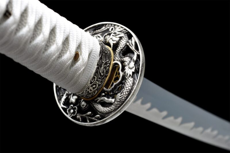 Silbernes Katana Schwert