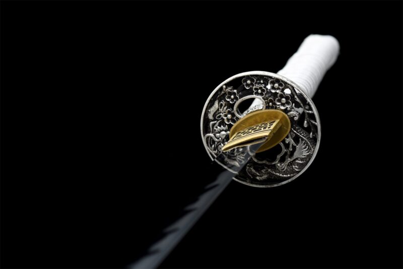 Silbernes Katana Schwert