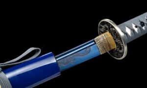 Blaues Drachen Katana Schwert