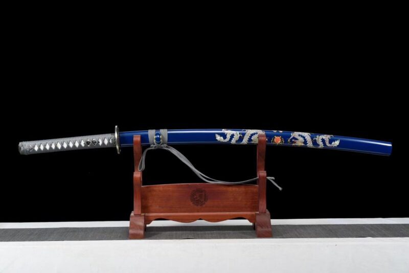 Blaues Drachen Katana Schwert