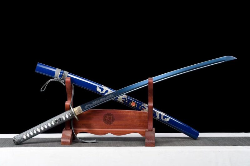 Blaues Drachen Katana Schwert