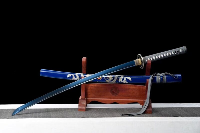 Blaues Drachen Katana Schwert